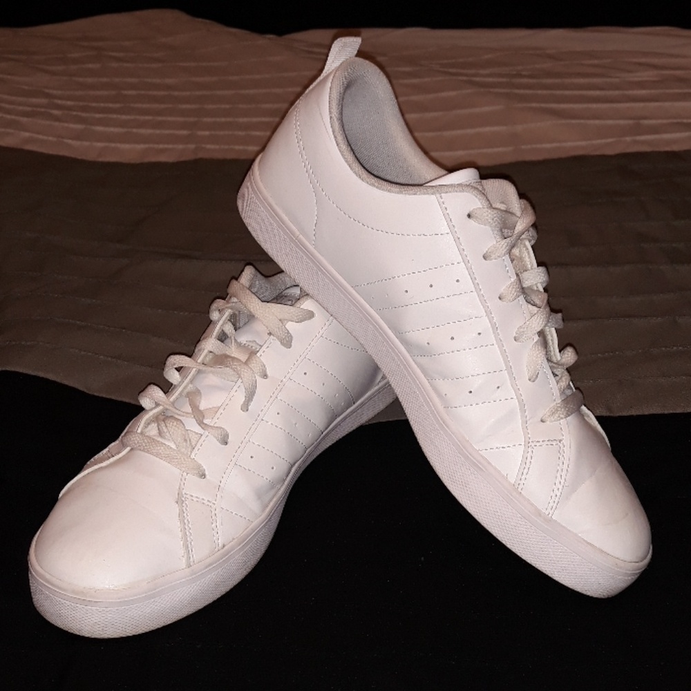 All White Adidas